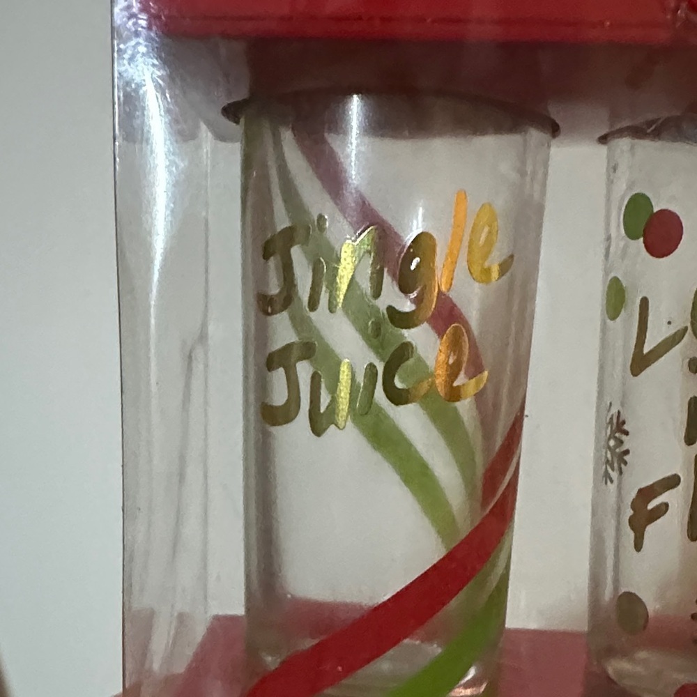 Festive Shot Glass Set - Red and Green - Picture 4 of 9